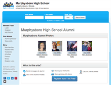 Tablet Screenshot of murphysborohighschool.org